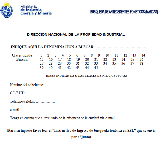 Búsqueda de antecedentes fonéticos de marcas